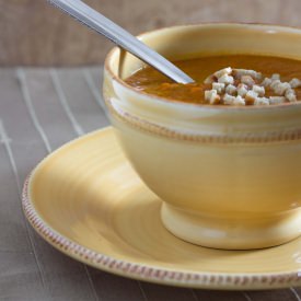 Roasted Carrot and Ginger Soup