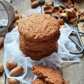 Cookies with Nuts and Nutella