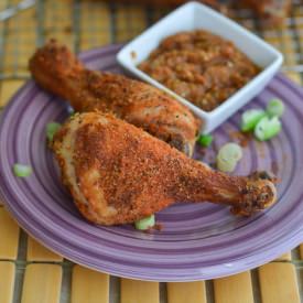 Baked Crispy Spicy Chicken legs