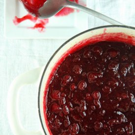 Brandied & Orange Cranberry Sauce