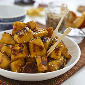 Pan Fried Miso Butter Pumpkin