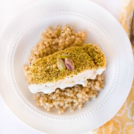 Pistachio Crusted Halibut