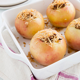 Farro Stuffed Baked Apples