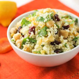 Couscous, Lentil and Chickpea Salad