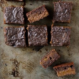 Pumpkin Fudge Brownies (GF)