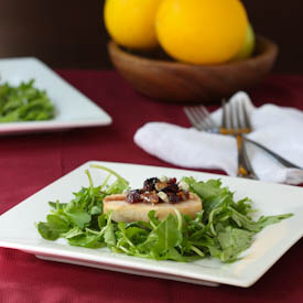 Roasted Pears with Cranberries