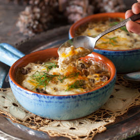Mushrooms with Sour Cream Sauce