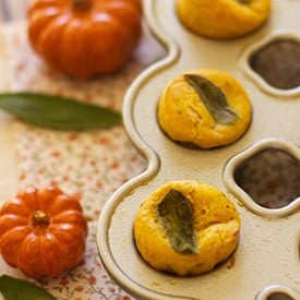 Pumpkin Sage Gruyere Popovers