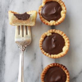 Mini Chocolate Almond Butter Pies