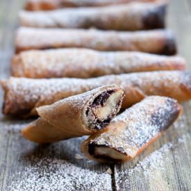 Banana Chocolate Eggrolls