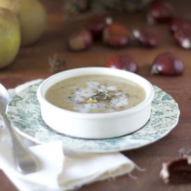 Chestnut and Russet Soup