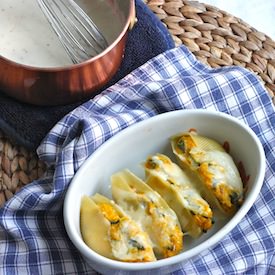 Butternut Squash & Kale Shells