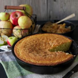 Olive Oil Cake w/ Apples & Pears