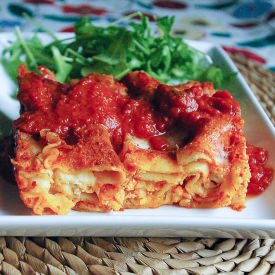 Three Cheese Lasagna