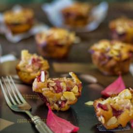Apple-Strawberry-Almond Muffins