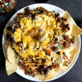 Bulgogi Nachos with Zesty Salsa
