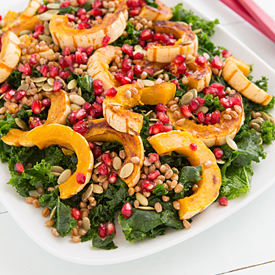 Kale & Delicata Squash Salad