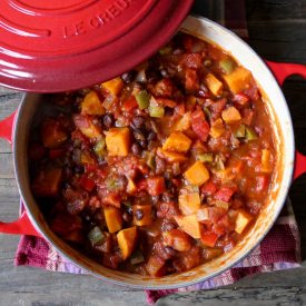Sweet Potato and Black Bean Chili