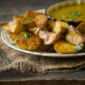 Roasted Potatoes with Coconut Curry