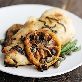 Lemon Basil Chicken & Capers