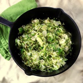 Dijon Sauteed Brussel Sprouts