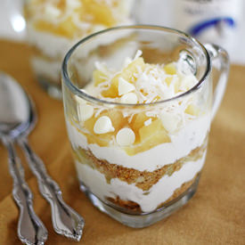 Pineapple-Macadamia Nut Parfait