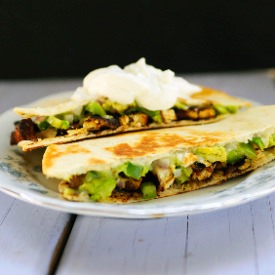 Spicy Chicken Quesadillas