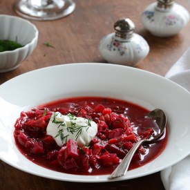 Borscht (Russian-Style Beet Soup)