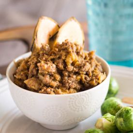 Plantain & Squash Ground Beef Mash