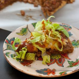 Vegetarian Taco Pizza