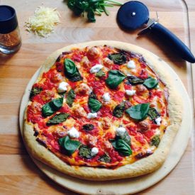 Homemade Margherita Pizza