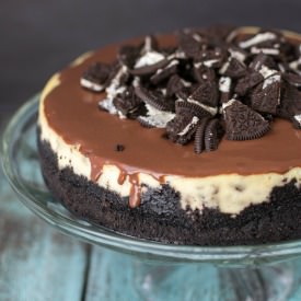 Cookies and Mint Chip Cheesecake