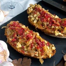 Mushroom Toast with Caramelized