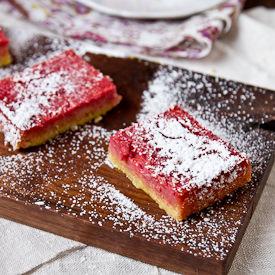 Orange & Cranberry Curd Squares