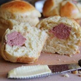 Brioche Muffins with Pate Stuffing