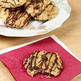 Caramel and Chocolate Pecan Cookie
