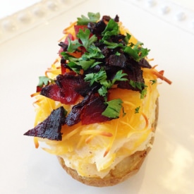Skinny Loaded Twice Baked Potatoes