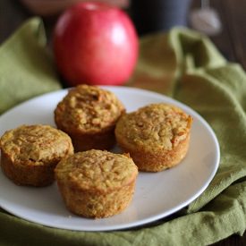 Spiced Apple Carrot Muffins