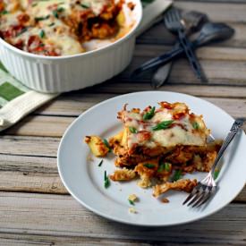 Chicken & Sweet Potato Tamale Pie