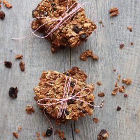 Oatmeal Nut Granola Bars