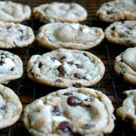 Triple Chocolate Chip Cookies