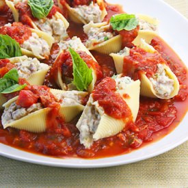 Turkey & Artichoke Stuffed Shells