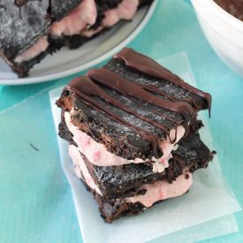 Chocolate Brownie Sandwiches