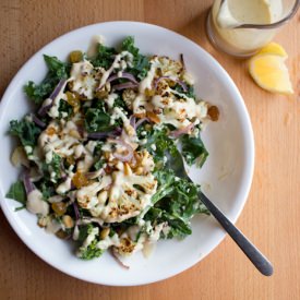 Kale and Roasted Cauliflower