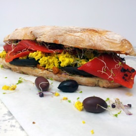 Portobello Mushrooms Sandwich
