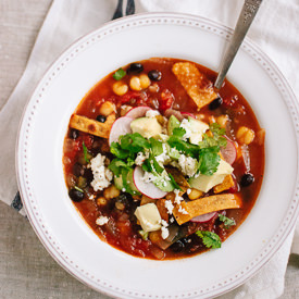 Vegetarian Tortilla Soup
