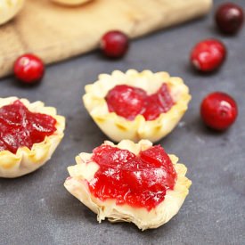 Cranberry Brie Tartlets