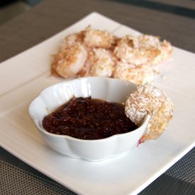 3-Ingredient Healthy Coconut Shrimp