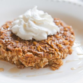 Baked Oatmeal Pumpkin Pie