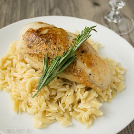 Chicken with Rosemary Vin au Beurre